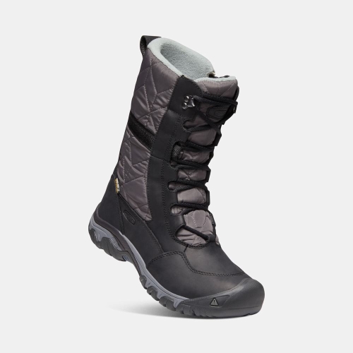 Women's Keen Hoodoo III Tall Snow Boots Black | LNG-102573