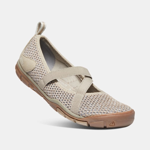 Women's Keen Hush Knit Mary Jane Shoes Beige | FER-162075