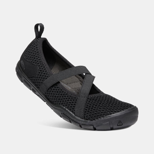 Women's Keen Hush Knit Mary Jane Shoes Black | GAP-480639