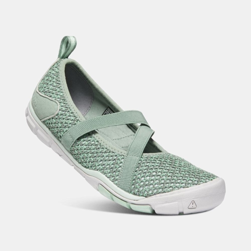 Women's Keen Hush Knit Mary Jane Shoes Light Green | FOI-157698