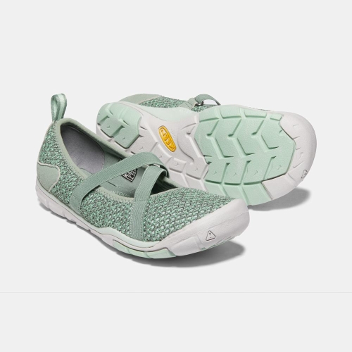 Women's Keen Hush Knit Mary Jane Shoes Light Green | FOI-157698