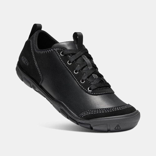 Women's Keen Hush Leather Cnx Casual Shoes Black | ZXE-521403