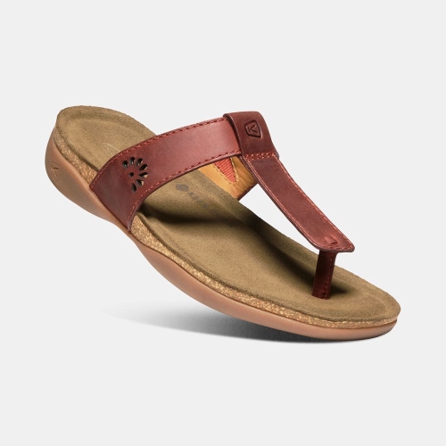 Women's Keen Kaci Ana Posted Sandals Brown | FTM-156729