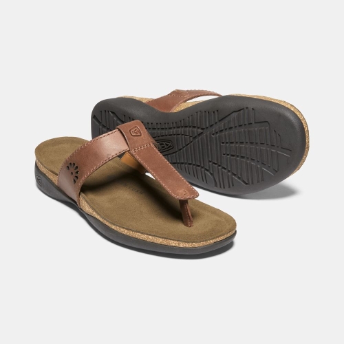 Women's Keen Kaci Ana Posted Sandals Brown | VCT-618905