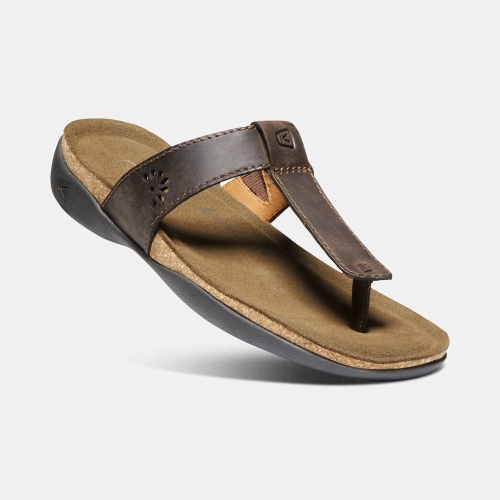 Women's Keen Kaci Ana Posted Sandals Coffee | RDP-093574