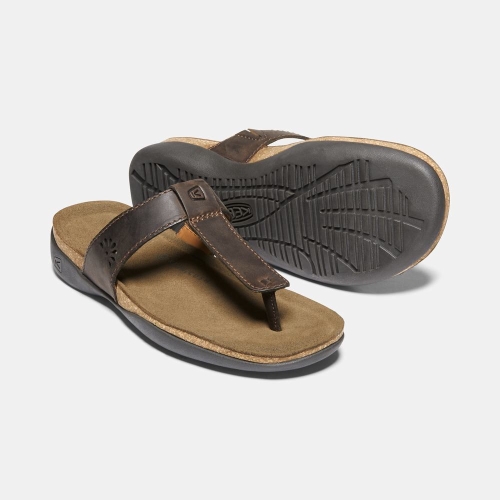 Women's Keen Kaci Ana Posted Sandals Coffee | RDP-093574