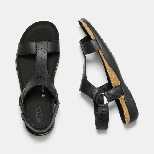 Women's Keen Kaci Ana T-strap Sandals Black | VHD-890124