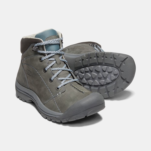 Women's Keen Kaci Winter Waterproof Mid Winter Boots Dark Olive | AVQ-967285