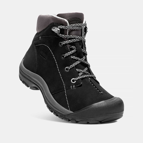 Women's Keen Kaci Winter Waterproof Mid Winter Boots Black | JHW-603149