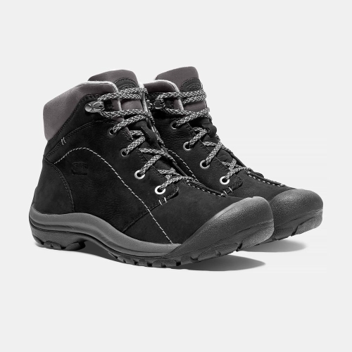 Women's Keen Kaci Winter Waterproof Mid Winter Boots Black | JHW-603149