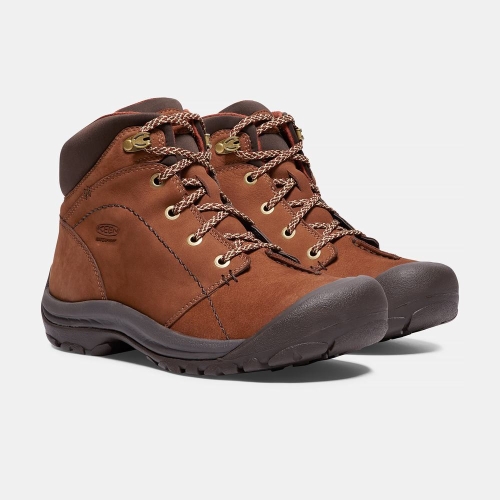 Women's Keen Kaci Winter Waterproof Mid Winter Boots Brown | THB-672403