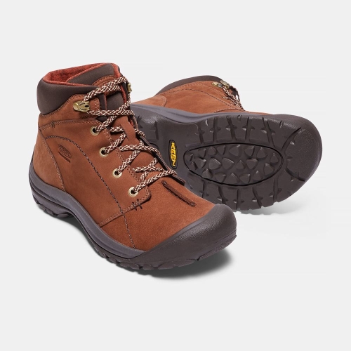 Women's Keen Kaci Winter Waterproof Mid Winter Boots Brown | THB-672403