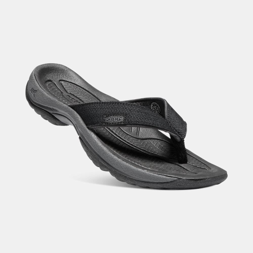 Women's Keen Kona Flip II Flip-Flops Black | TEB-156943