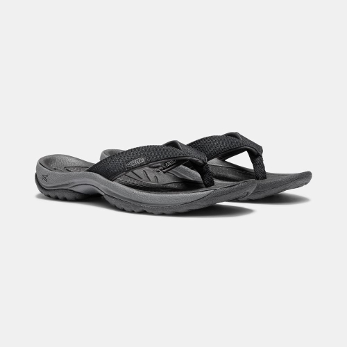 Women's Keen Kona Flip II Flip-Flops Black | TEB-156943