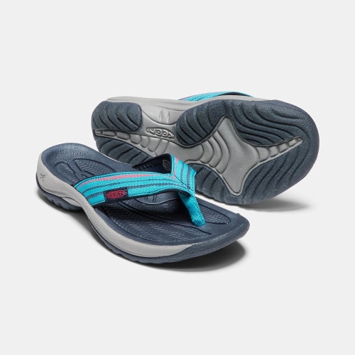 Women's Keen Kona Flip II Flip-Flops Blue | UEC-182569