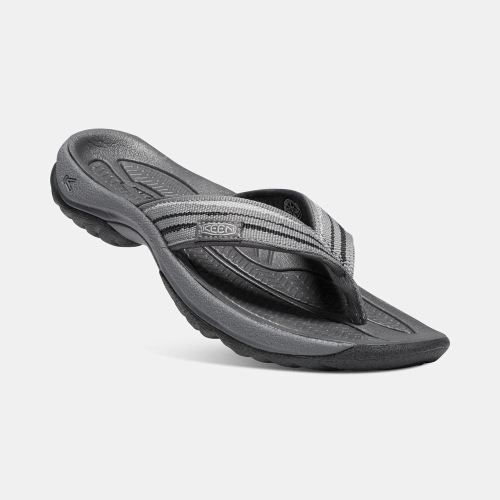 Women's Keen Kona Flip II Flip-Flops Grey Black | NLI-803751