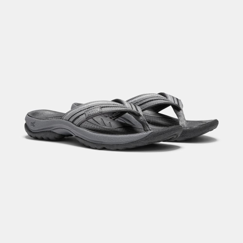 Women's Keen Kona Flip II Flip-Flops Grey Black | NLI-803751