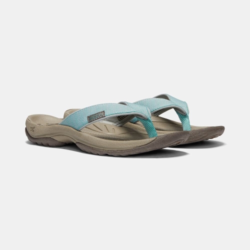 Women's Keen Kona Flip II Flip-Flops Green | VOK-864710