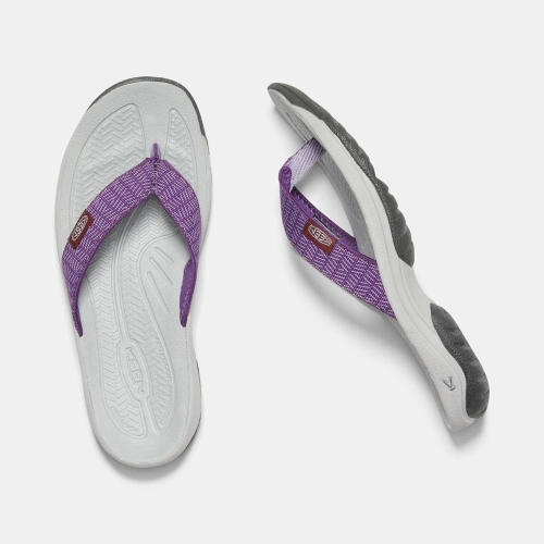 Women's Keen Kona Flip II Flip-Flops Purple | DTG-583629