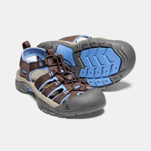 Women's Keen Newport H2 Hiking Sandals Brown Lavender | CLU-952164