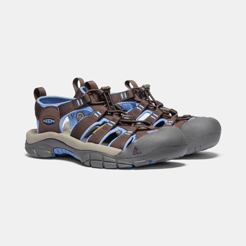 Women's Keen Newport H2 Hiking Sandals Brown Lavender | CLU-952164