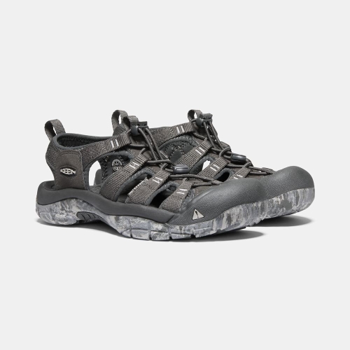 Women's Keen Newport H2 Hiking Sandals Black | UOX-290137