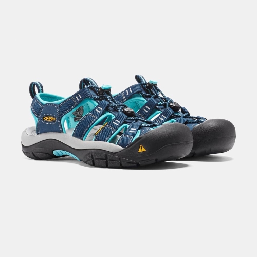 Women's Keen Newport H2 Hiking Sandals Navy Blue | ZGJ-652978