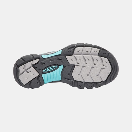 Women's Keen Newport Hydro Hiking Sandals Grey Turquoise | IPO-845639