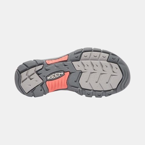 Women's Keen Newport Hydro Hiking Sandals Grey Coral | QCR-415367