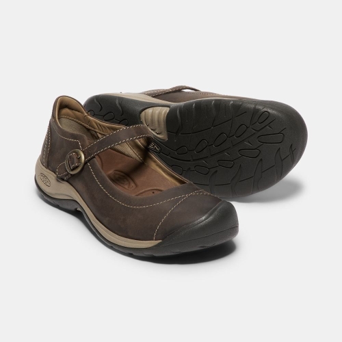 Women's Keen Presidio II Casual Shoes Coffee | YSP-208691