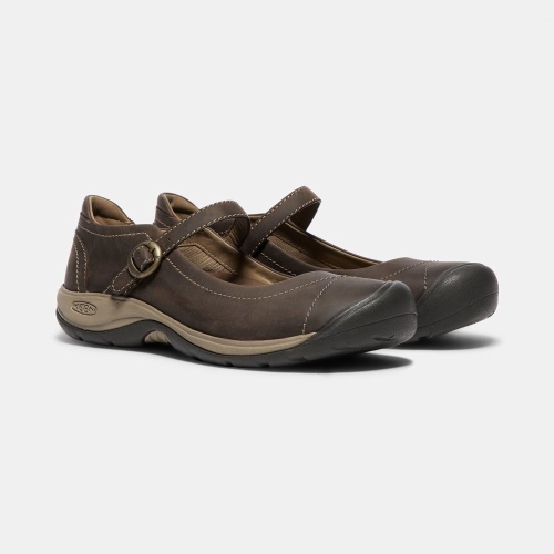 Women's Keen Presidio II Casual Shoes Coffee | YSP-208691