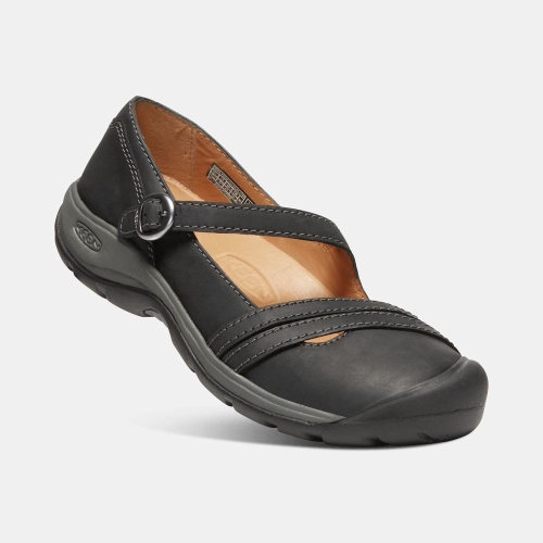 Women's Keen Presidio II Cross Strap Mary Jane Shoes Black | OMT-072183