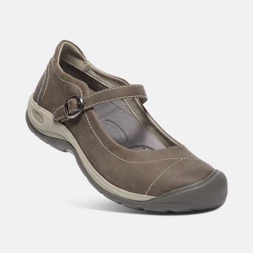 Women's Keen Presidio II Mary Jane Shoes Khaki | KWV-627809