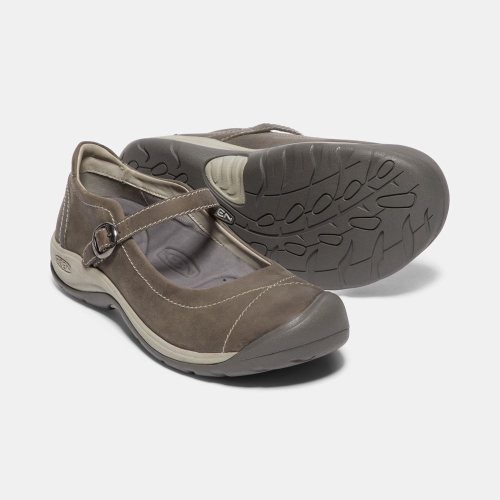 Women's Keen Presidio II Mary Jane Shoes Khaki | KWV-627809