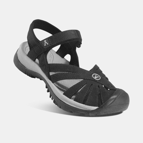 Women's Keen Rose Sandals Black Grey | IEH-548037