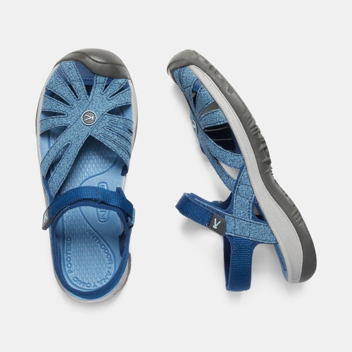 Women's Keen Rose Sandals Blue | FZT-128750