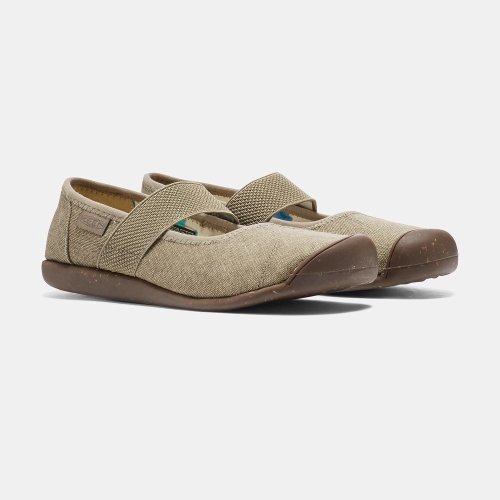 Women's Keen Sienna Canvas Mary Jane Shoes Olive | PBG-504186