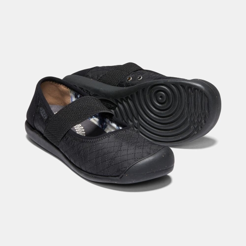 Women's Keen Sienna Quilted Casual Shoes Black | WZE-438952