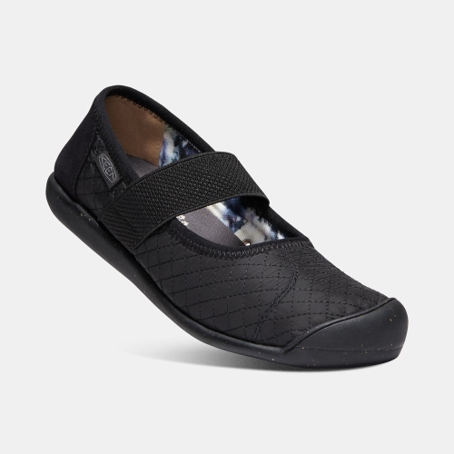 Women's Keen Sienna Quilted Casual Shoes Black | WZE-438952