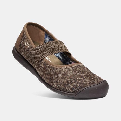 Women's Keen Sienna Wool Mary Jane Shoes Brown | KPT-219345