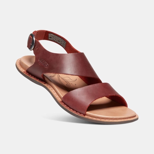 Women's Keen Sofia 2 Strap Sandals Burgundy | HLB-561783