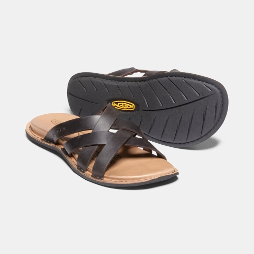 Women's Keen Sofia Slides Black | OKY-485067