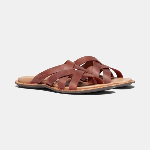 Women's Keen Sofia Slides Brown | LZO-254138