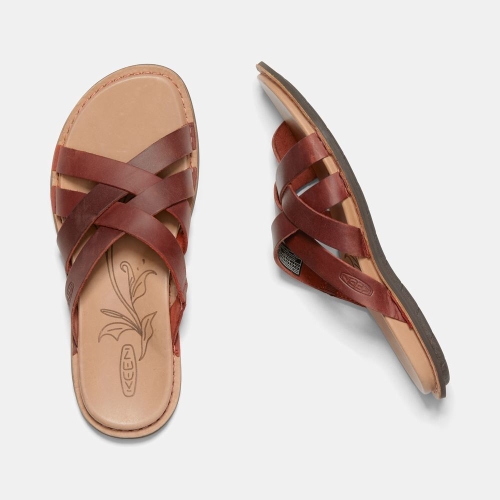 Women's Keen Sofia Slides Brown | LZO-254138