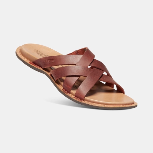 Women's Keen Sofia Slides Brown | LZO-254138