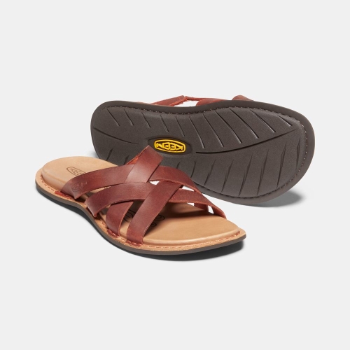 Women's Keen Sofia Slides Brown | LZO-254138