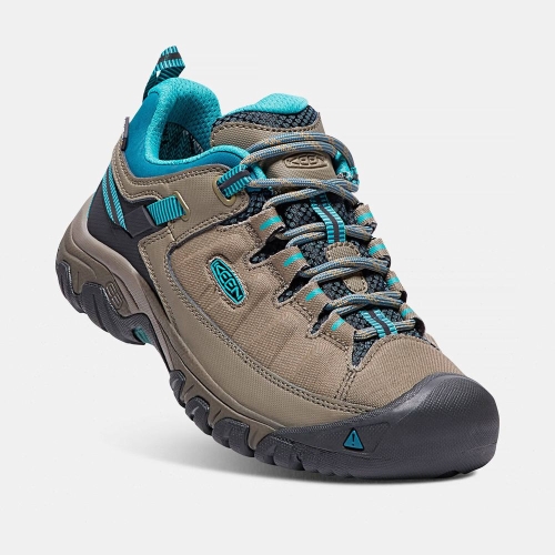 Women's Keen Targhee Exp Waterproof Hiking Shoes Blue Coral | AIJ-315942