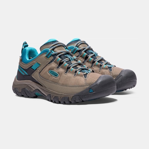 Women's Keen Targhee Exp Waterproof Hiking Shoes Blue Coral | AIJ-315942