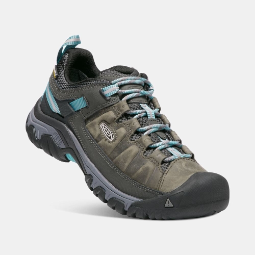 Women's Keen Targhee III Waterproof Hiking Shoes Olive Turquoise | ASM-530867