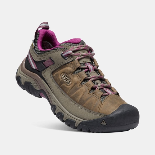 Women's Keen Targhee III Waterproof Hiking Shoes Brown | FWE-321798